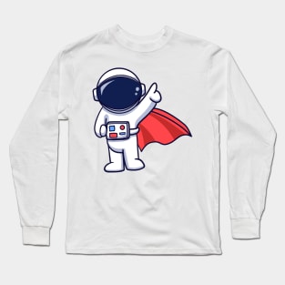 Astronaut Super Hero Long Sleeve T-Shirt